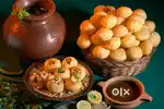 Panipuri helpers and fish cutting and cleaning and coconut cutter