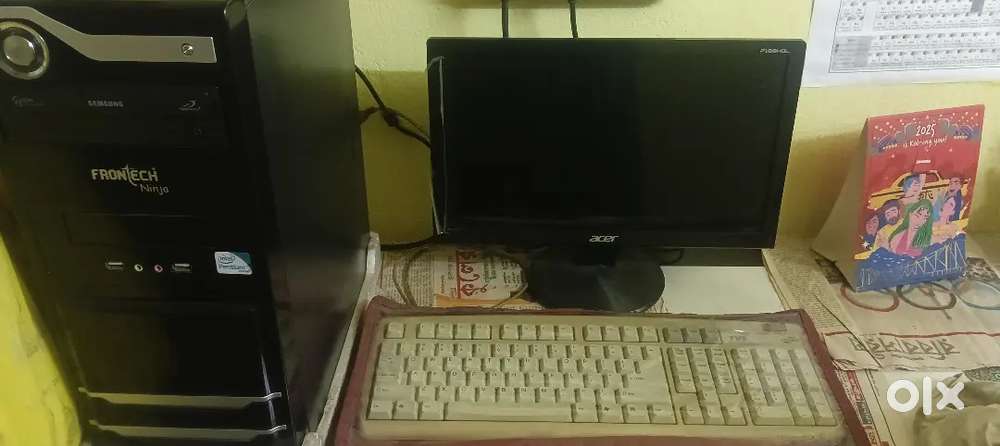 Desktop with CPU