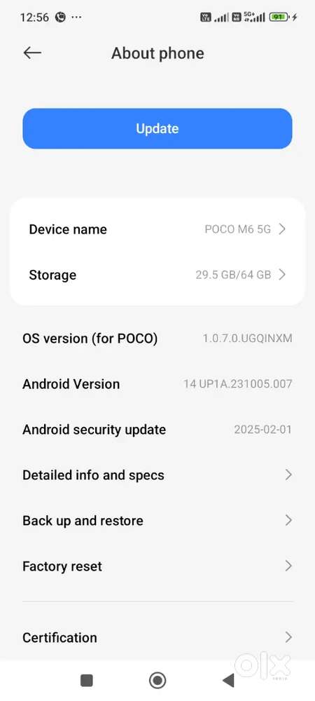 Poco M6 5g. 4+1, 64