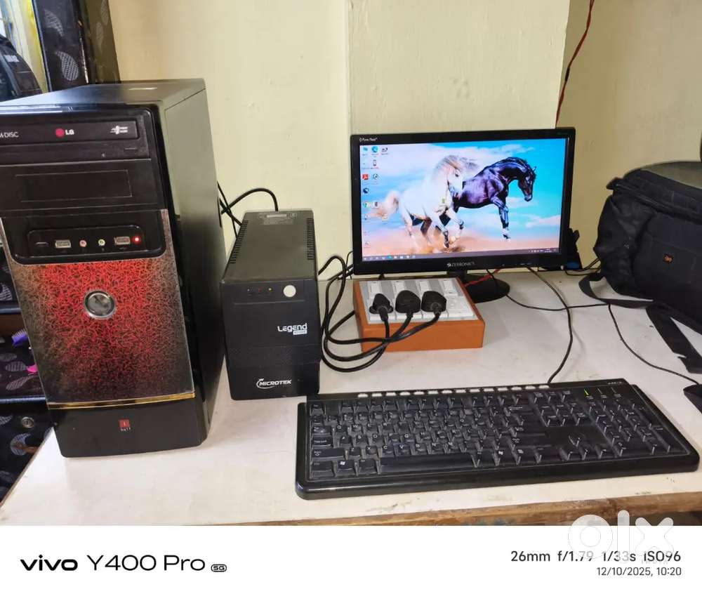 PC i3 R DISK 500GB Ram 8GB Monitor 18in