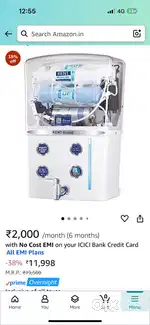 Kent RO purifier brand new unused