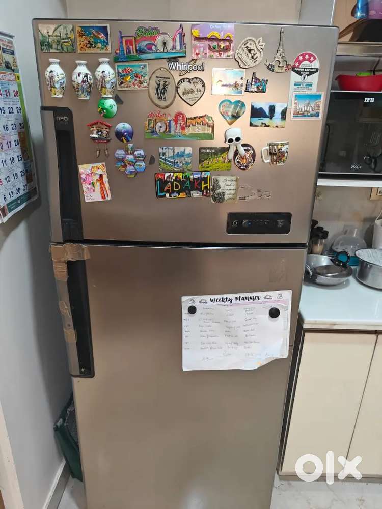 Whirlpool 425 L double door refrigerator perfectly working