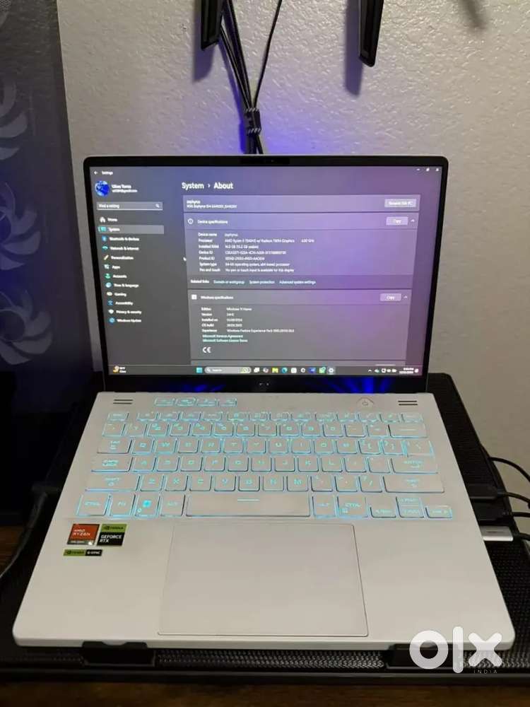 ASUS ROG Zephyrus 14 (512GB SSD, AMD Ryzen 9 7000 Series, 5.20 GHz,