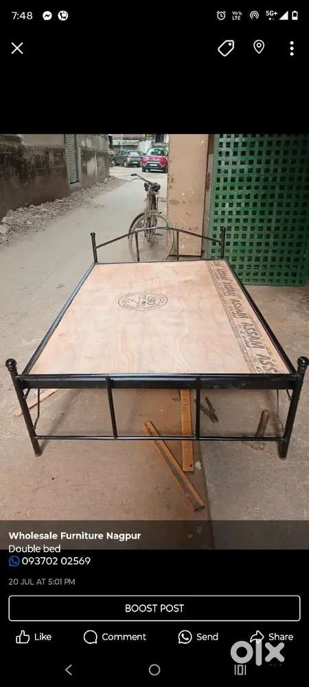 Folding bed