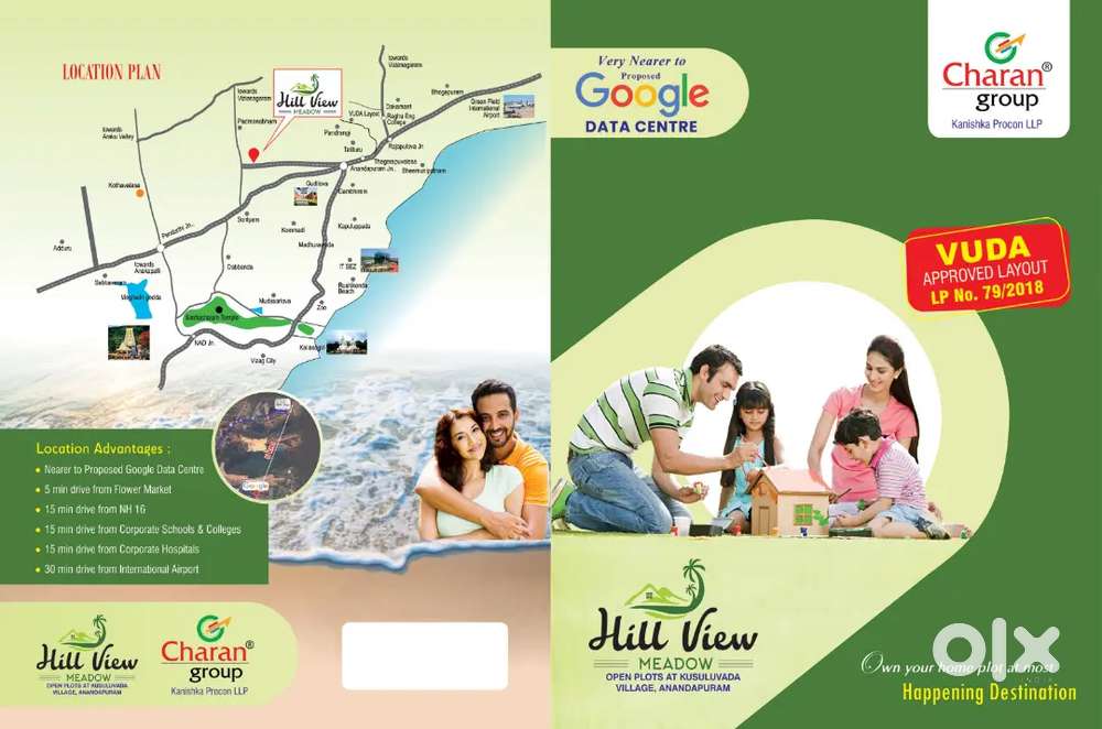 Charan Group Hill View Meadow at Google Data center Visakhapatnam