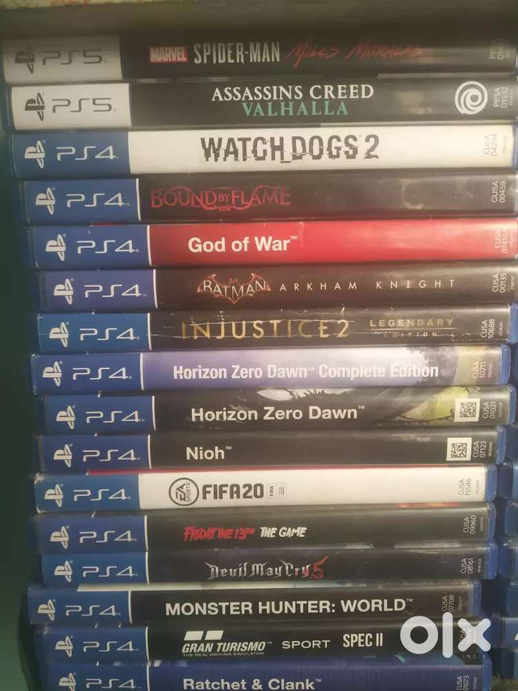 Check Price Below , PS4 PS5 titles for Sale