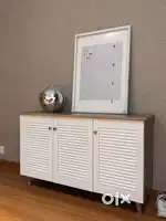 Neat and Compact Shoe Rack  3 Compartments