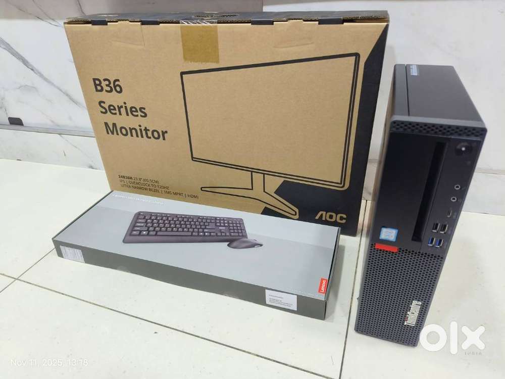 LENOVO THINKCENTER M720 MODEL AOC 24 NEW MONITOR  FULL SET DESKTOP