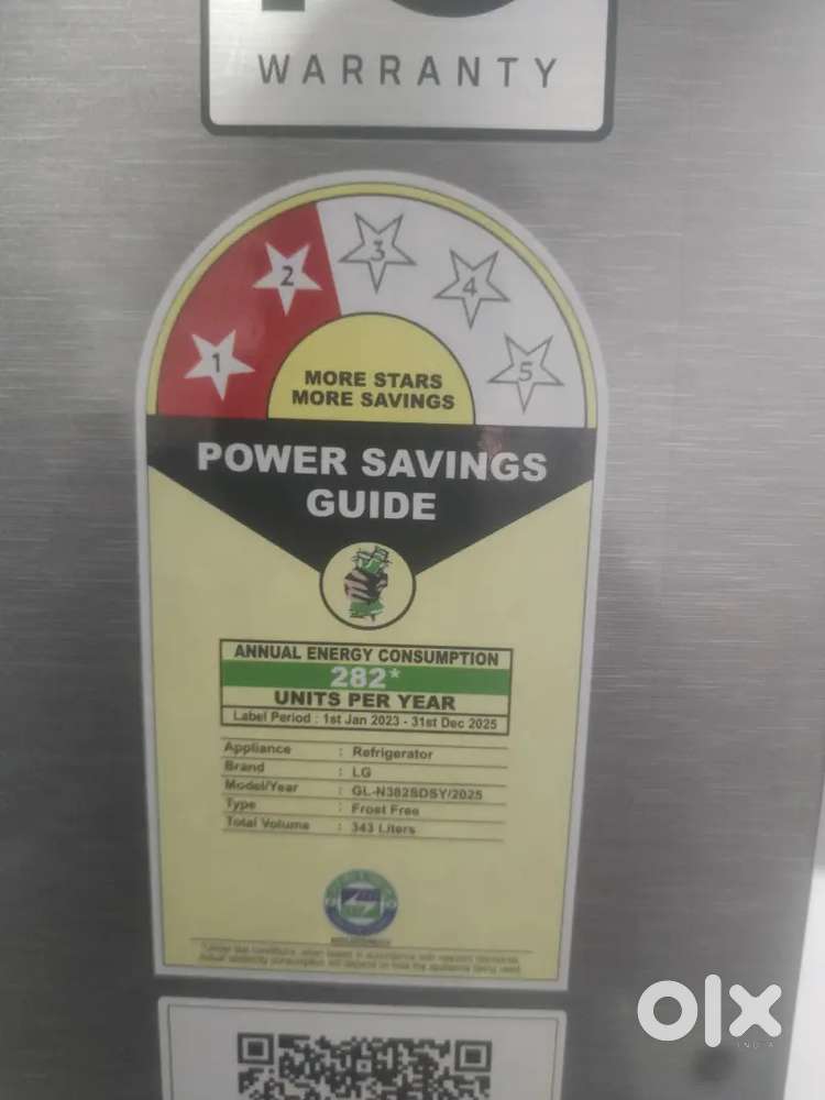 LG 343 litres 2025 latest model ( inverter model )