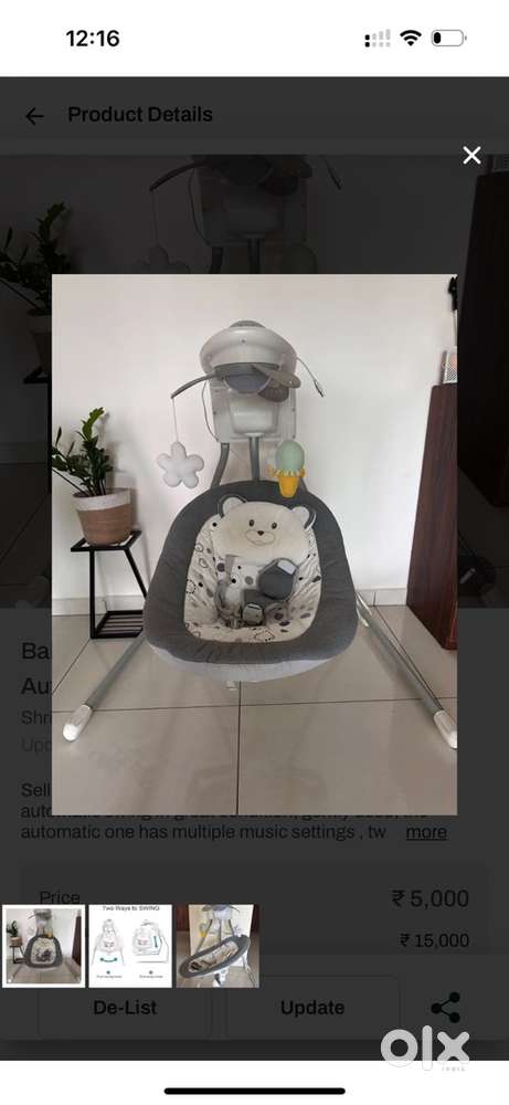 Ronbei Baby Automatic Swing