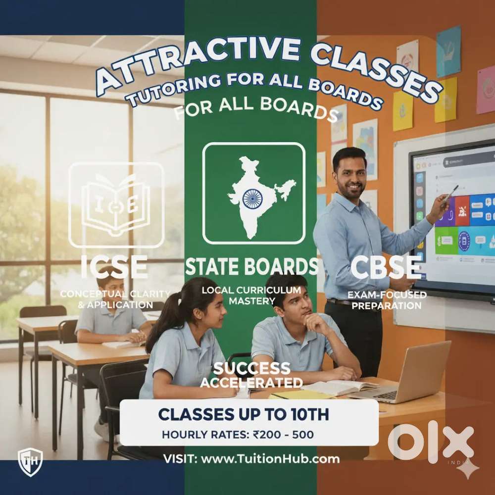 Online and offline tution for ICSE/CBSE/STATE