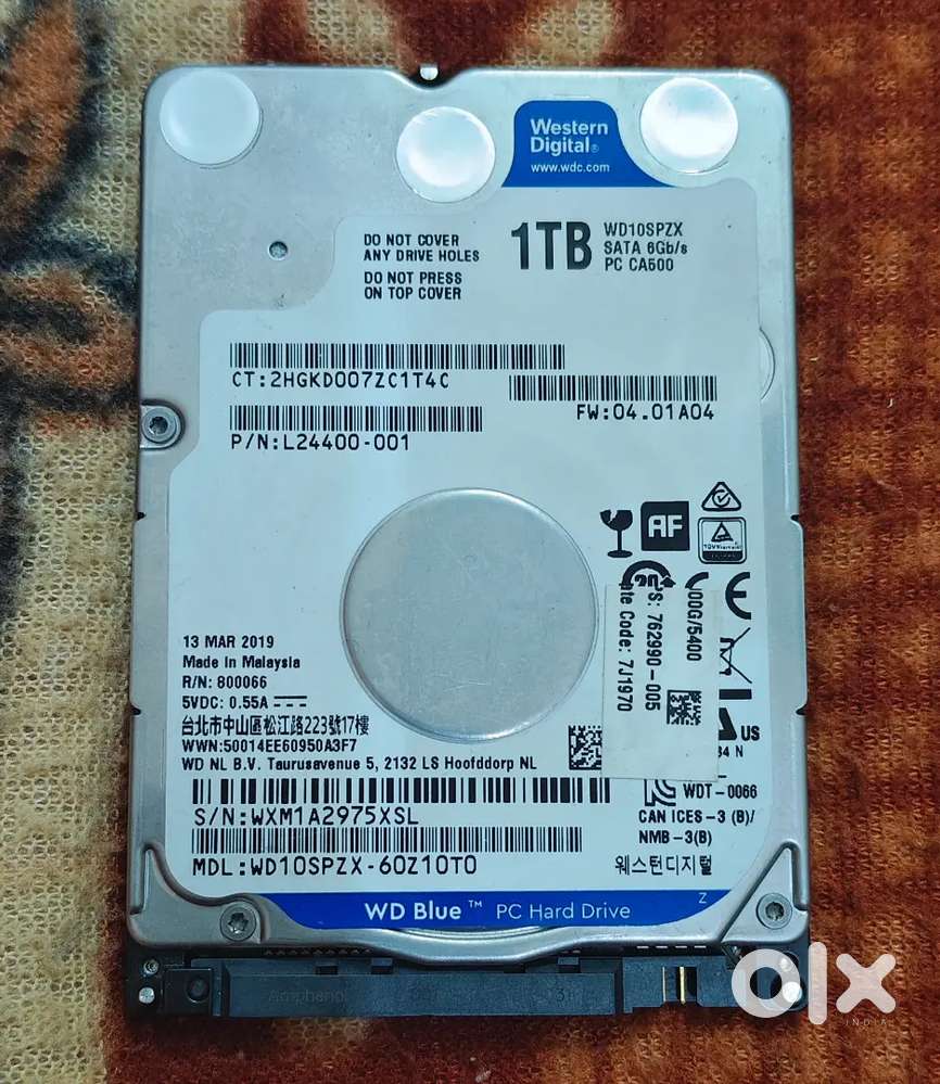 WD Blue PC hard drive