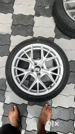 17 inch alloy with tyre