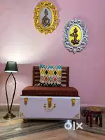 Trunk sofa seater, back cushion, lamp shade