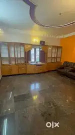 Independent 3bhk semi-furnished villa with covered car parking