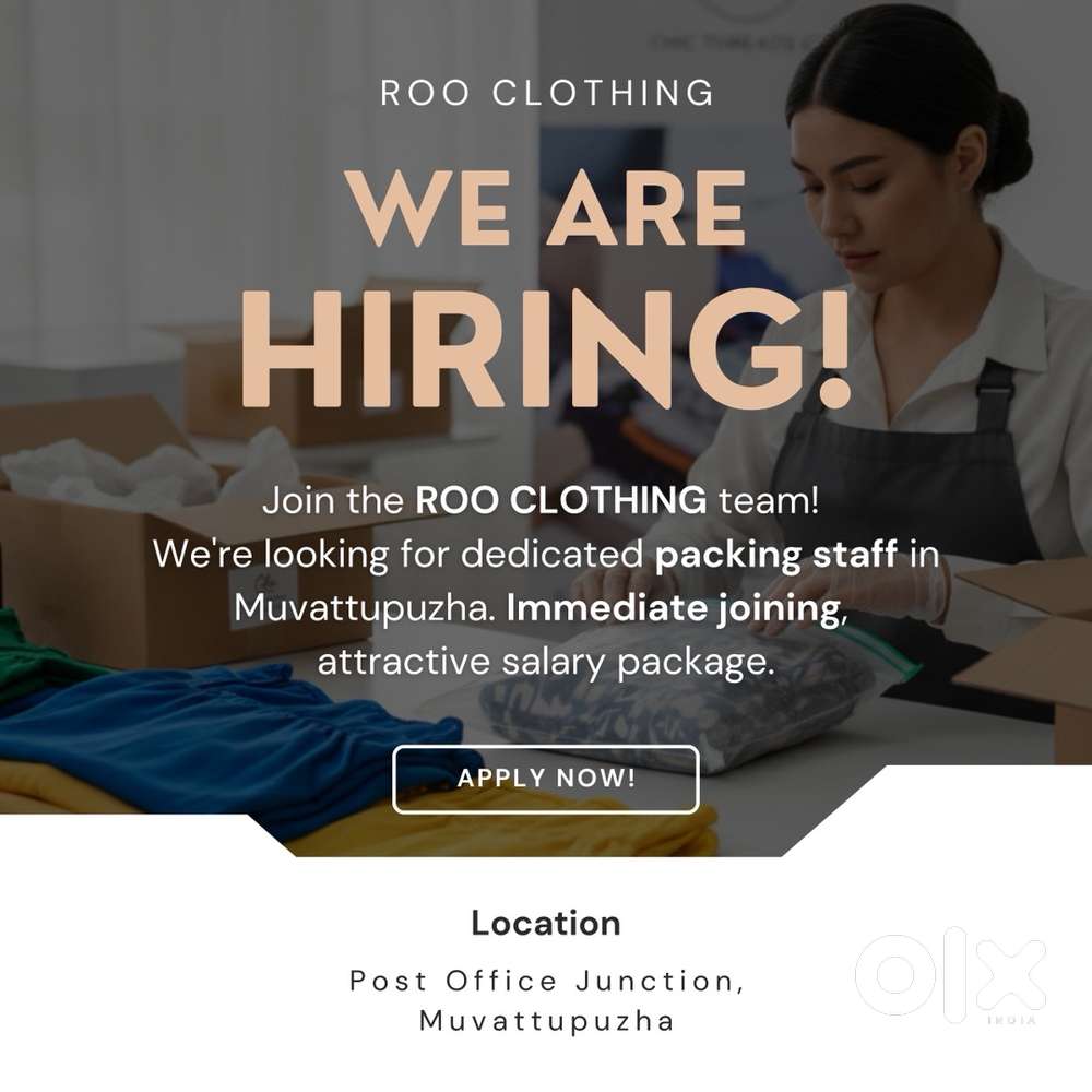 Packing staff for online clothing store