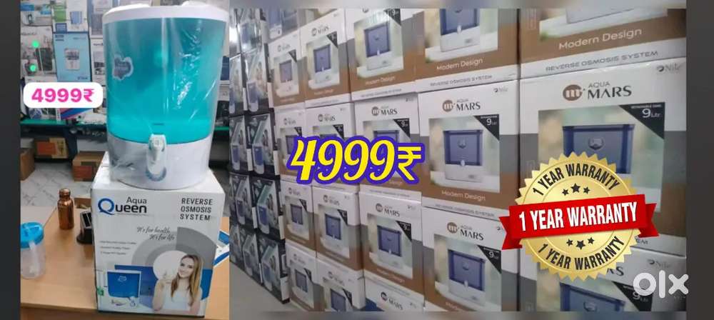 One year warranty Ro water purifier