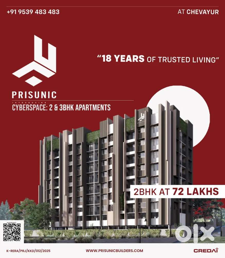 Luxury Smart Homes in Calicut - Prisunic Cyberspace , Chevayur