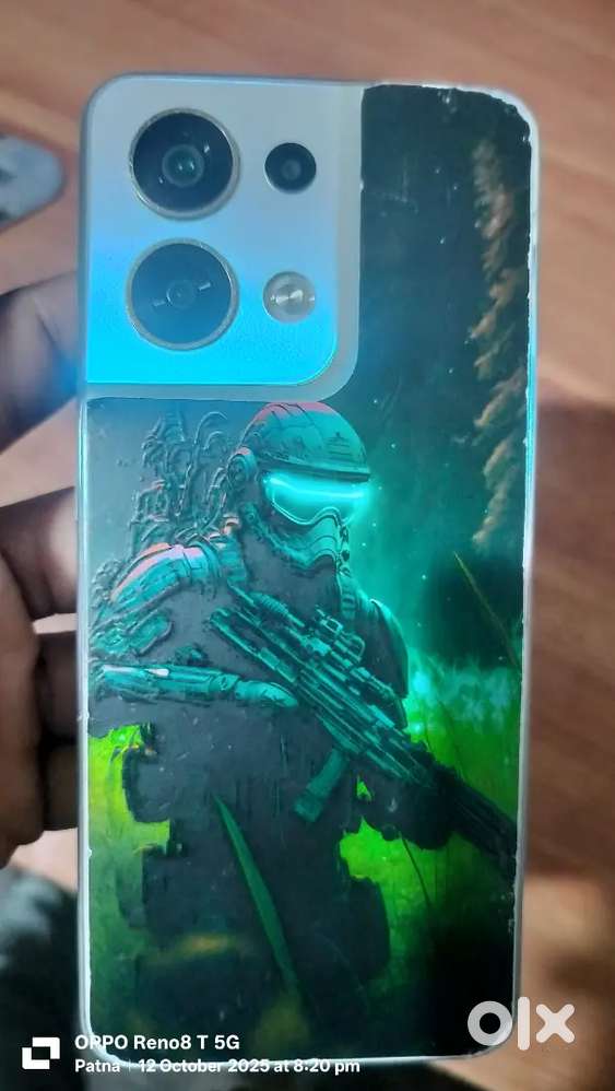 OPPO reno8 5g      8+8/128 display change ARGENT MONEY problem