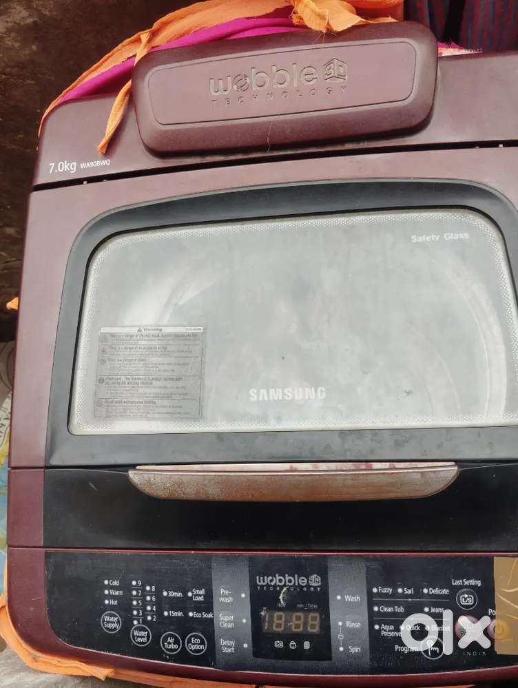 Samsung's wobble technology washing machine