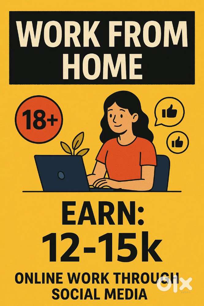 Work from home •Hindi language is must • Age should be 18+