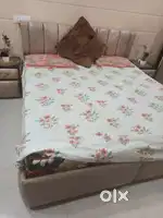 New Double bed without box but with side tables
