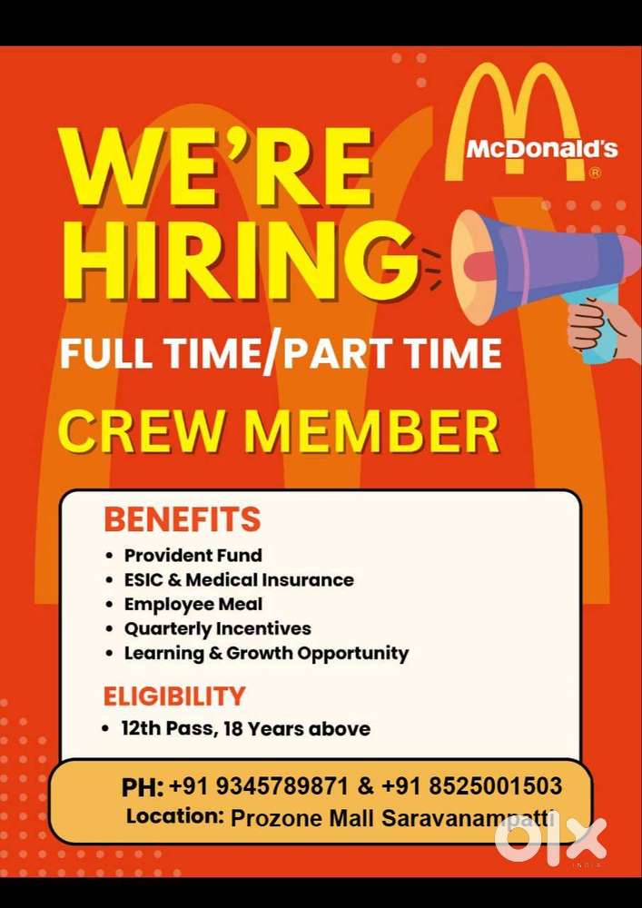 MCDONALD'S Team member