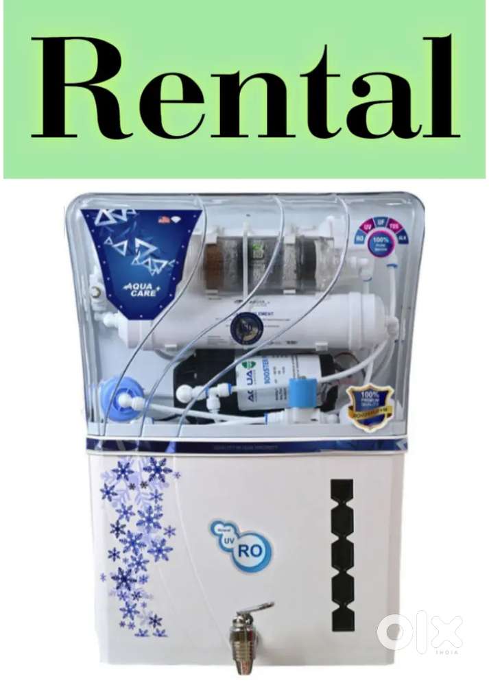 Ro water purifier available on rent
