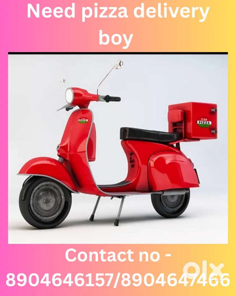 We are looking for pizza food delivery person ²⁵