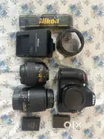 Nikon D5200 with 02 lenses