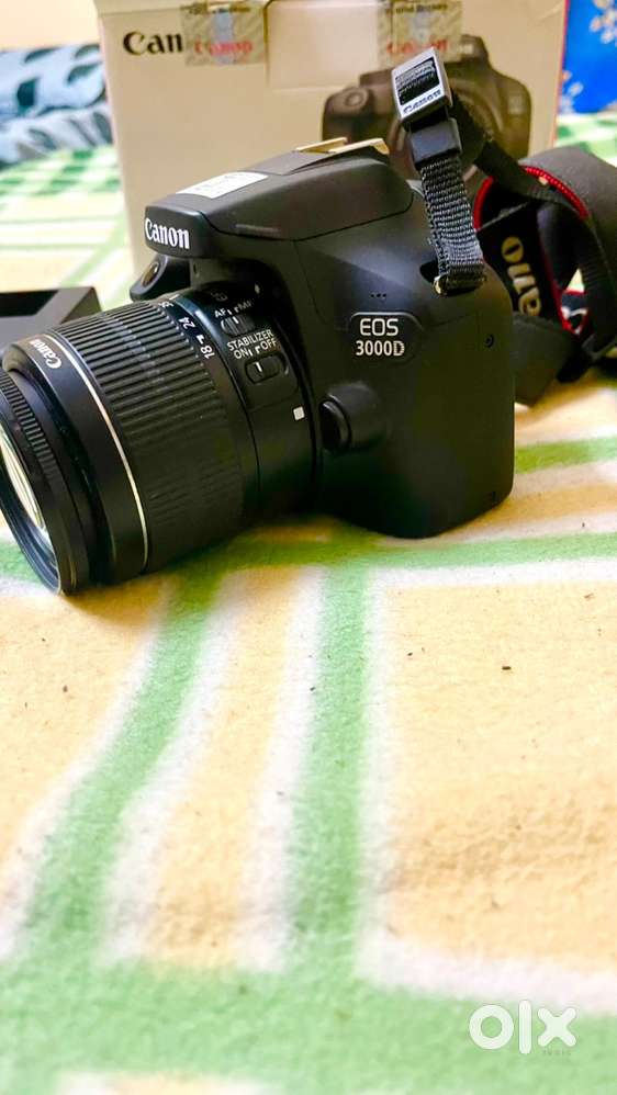 Canon 3000d camera with 18 to 55mm lens good condition