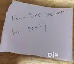 Full time driver for doctor