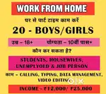 Work from home(online work)