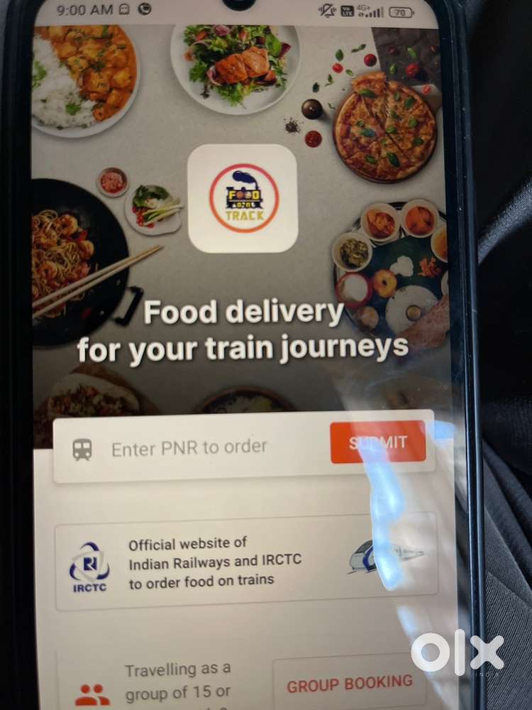 irctc e catring work train in food