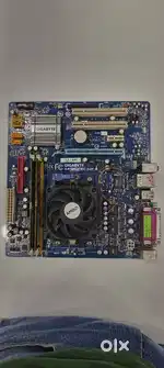 AMD PROCESSOR And GIGABYTE MOTHERBOARD-2×2 -4 GB. RAM