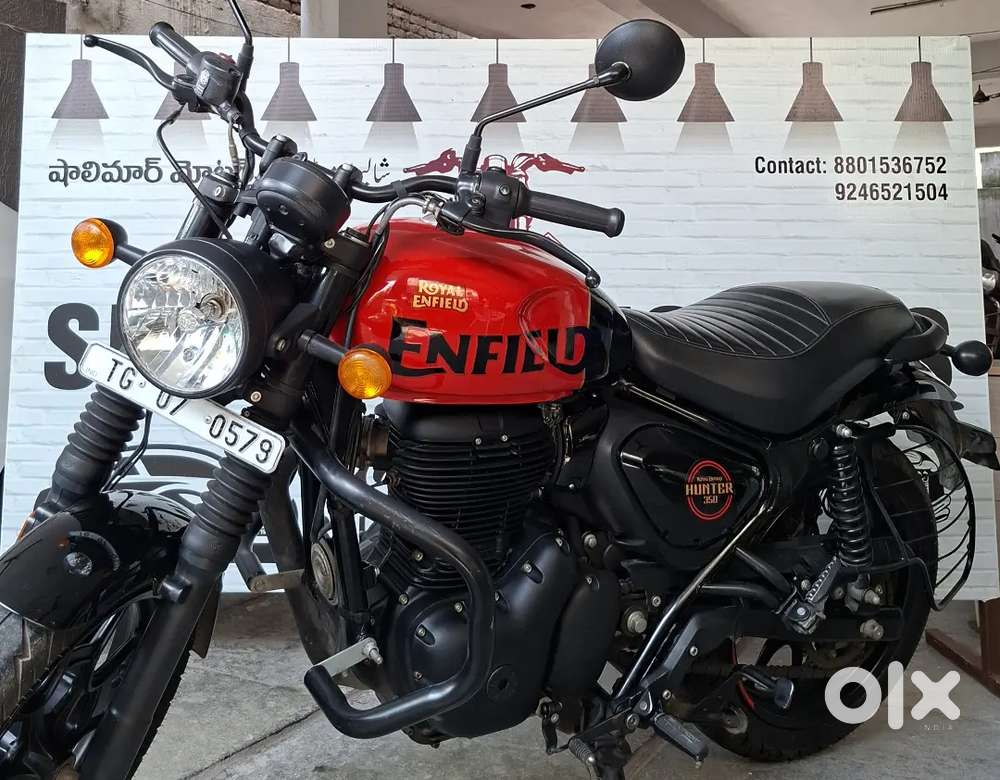 ROYAL ENFIELD HUNTER 350CC BSVI PH2 MODEL 2024 COLOR RED