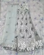 Pastol blue lehanga