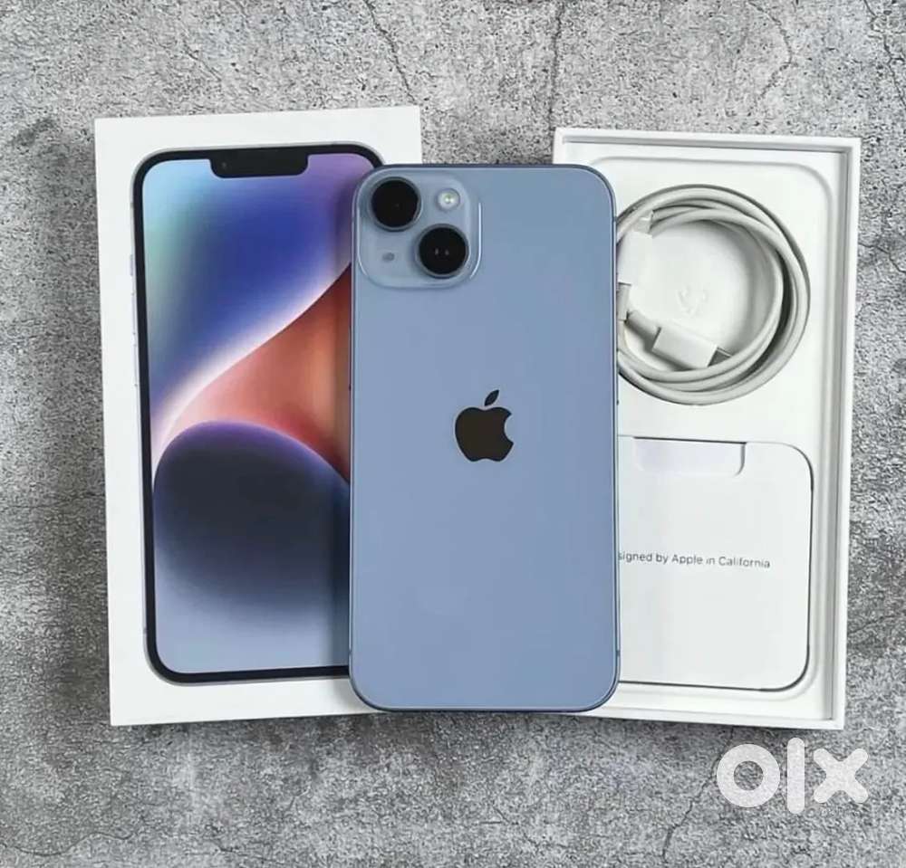 iphone 14 model less use with bill box warranty