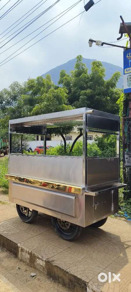 Steel food counter