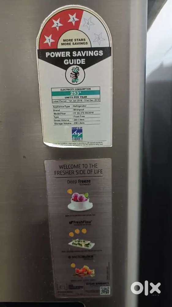 Whirlpool Double Door Refrigerator