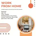 Online work from home (part time )