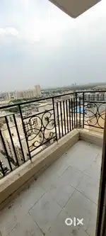 Gated Society 2bhk flat with 3 balcony and 1 car Parking