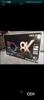 43 inch O led tv smart Android ultra hd sound bar wifi 14001