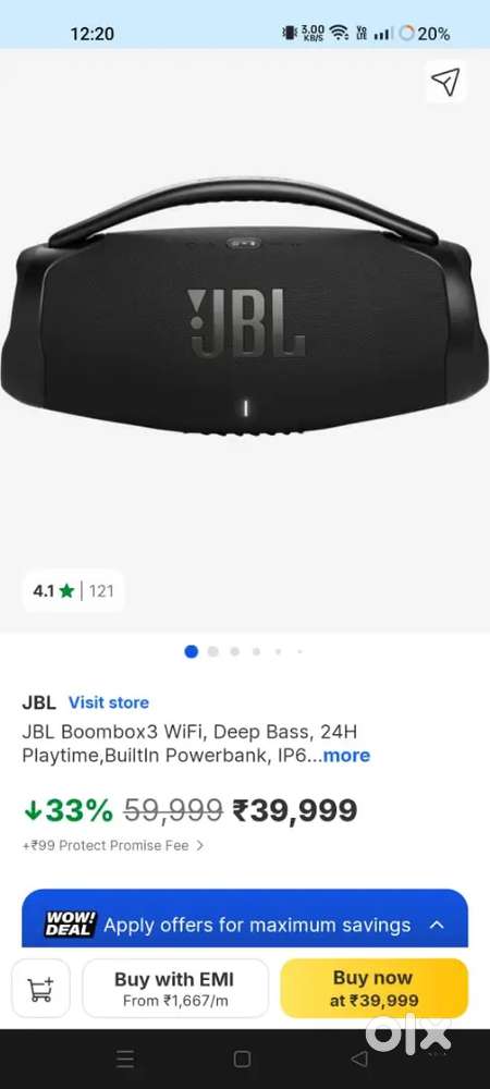 JBL speaker boombox3