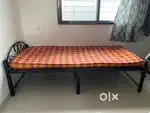 1)6*3 single bed with 6*3 mattress, 2)Computer table