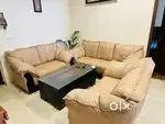 7 seater sofa with table