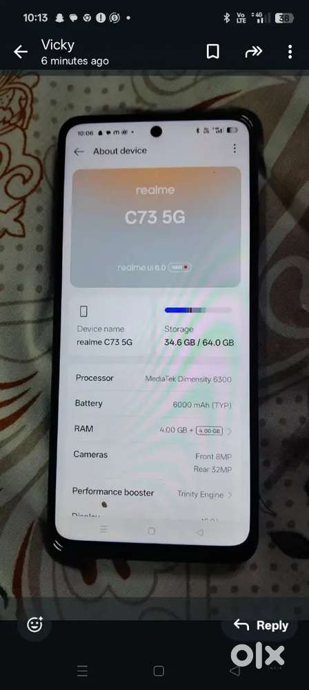 C73 ,5g new phone 1 month old bilkul new phone