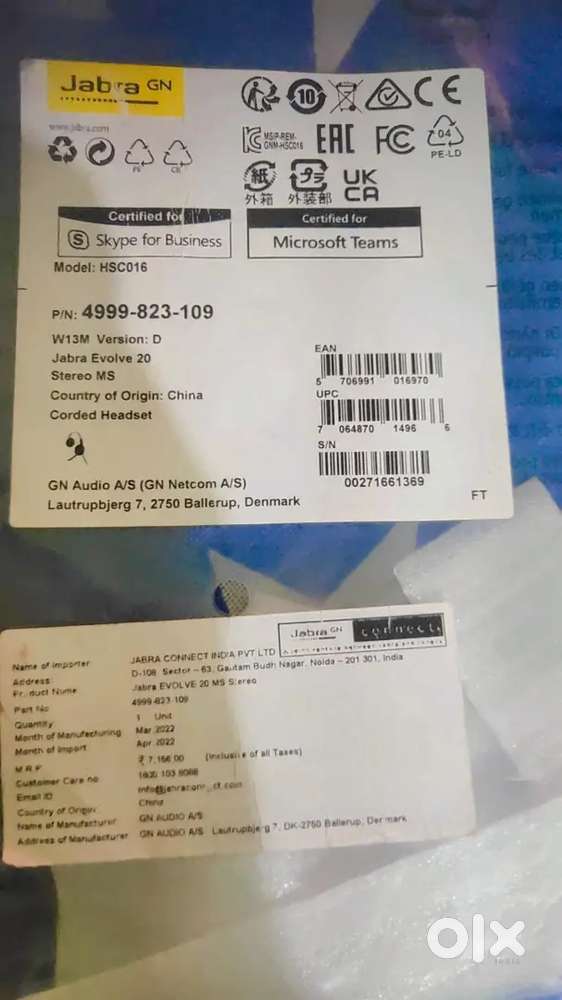 JABRA HEADSET