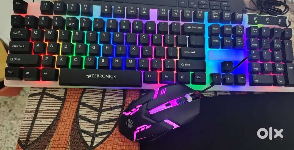 Zebronics  wired keyboard and mouse