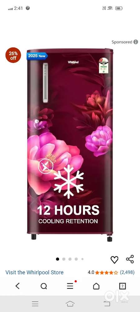 Whirlpool fridge sale only 10000